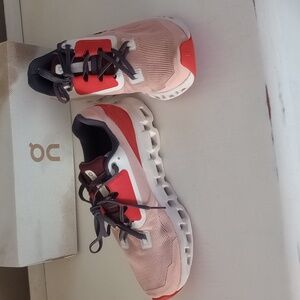 On Running Women's Sneakers in Pink and Red